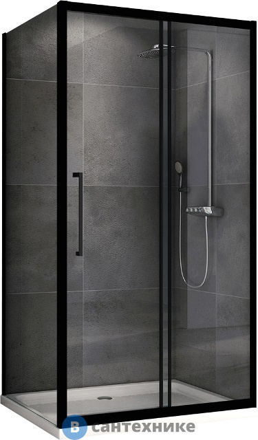 Душевой уголок ABBER Schwarzer Diamant AG30140BH-S70B, без поддона