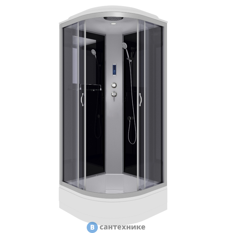 Душевая кабина Niagara NG-3501-14P (900х900х2150) средний поддон, стекло тонированное