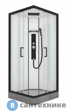 картинка Душевая кабина Black&White G8002 (900X900X2150)