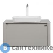 Тумба с раковиной Black&White U915.800 Blum металлический ящик (800x495x400)