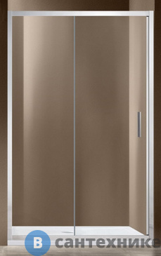 картинка Душевая дверь Vincea Garda VDS-1G110CL, 1100, хром, стекло прозрачное