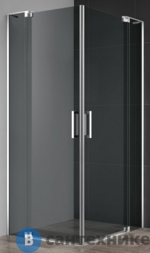 картинка Душевой уголок Cezares SLIDER-A-2-70/80-GRIGIO-Cr без поддона