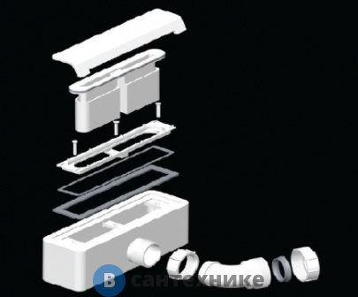 Сифон для поддона WELTWASSER СЕРИЯ WW TR Арт. TRАВ 8 WT
