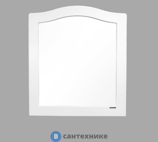 Зеркало Comforty Монако-80 белый глянец