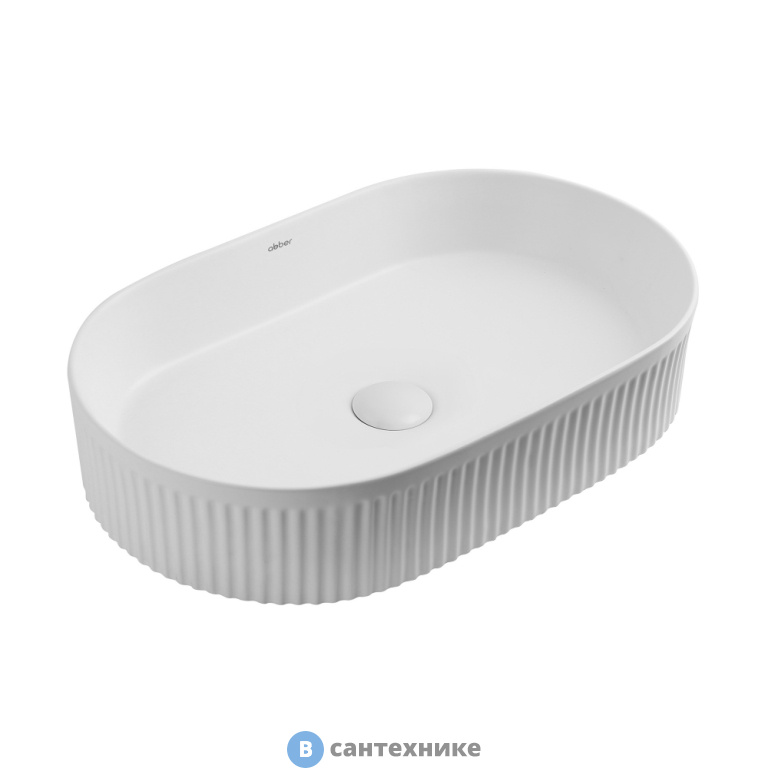 Раковина ABBER Bequem AC2116MW накладная, белая матовая