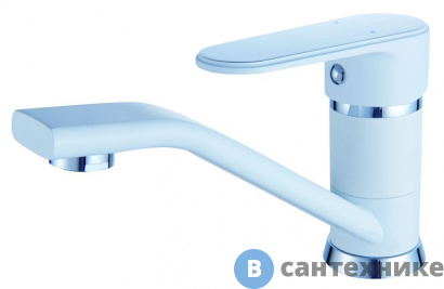 картинка Смеситель Diadonna D87448117W для кухни с коротким изливом