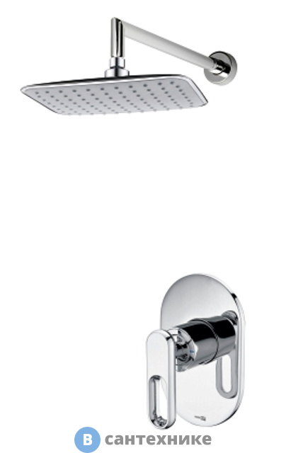 Встраиваемый комплект WasserKRAFT A12831 для душа с верхней душевой насадкой