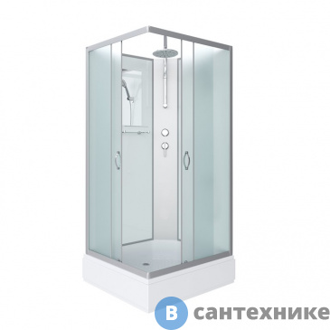 картинка Душевая кабина Niagara NG-33984-14QBKT (900х800х2000) средний поддон (26см) стекло матовое