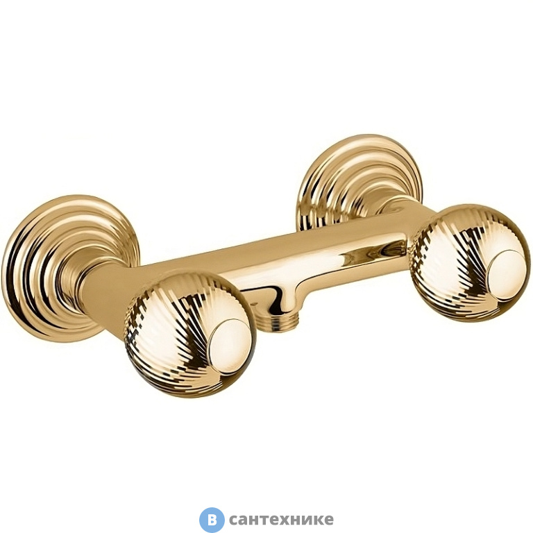 Смеситель Cezares OLIMP-DS-03/24-M для душа, золото, ручки золото