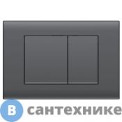 Кнопка смыва Vincea VFP-001GM, вороненая сталь