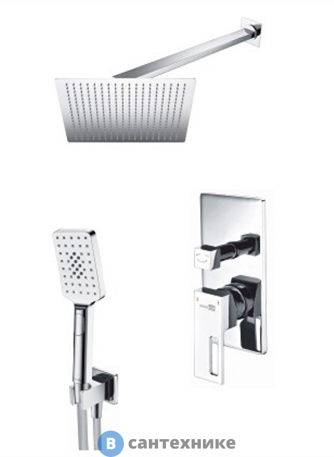 Встраиваемый комплект WasserKRAFT A16590 для душа