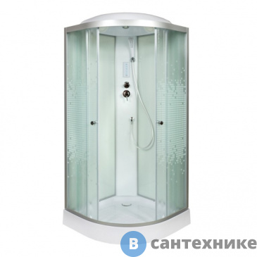 картинка Душевая кабина Deto L909 с электрикой с вставкой