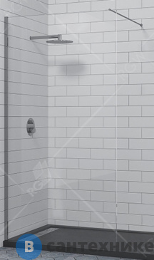 картинка Душевая перегородка RGW WA-010 90*195 хром/прозрачное/8 мм (351001009-11)