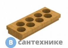 Модуль Reginox для специй (бамбук, 8 отверстий)  SLIM (PSR011) (c/box)