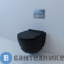 картинка Унитаз подвесной ESBANO FORTEX безободковой, с микролифт, чёрный матовый