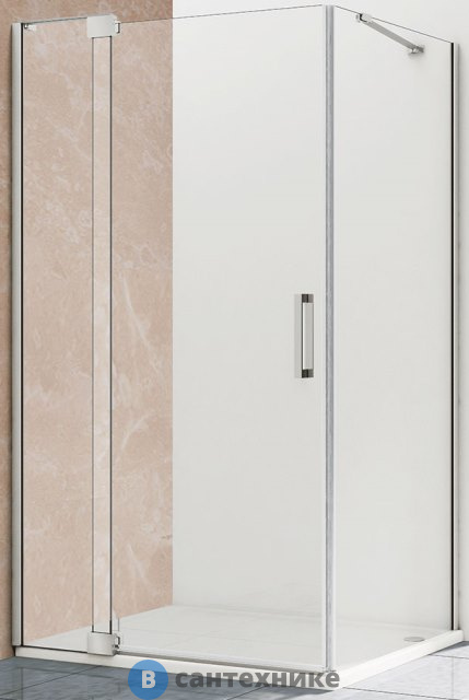 Душевой уголок Vincea Extra VSR-1E111210CL, 1100/1200*1000, хром, стекло прозрачное, без поддона