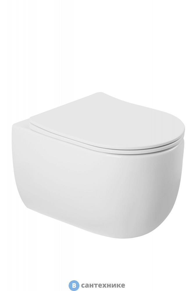 Унитаз подвесной Sapbox Arilon 1131T2-W (490*360*360) Tornado2 белый