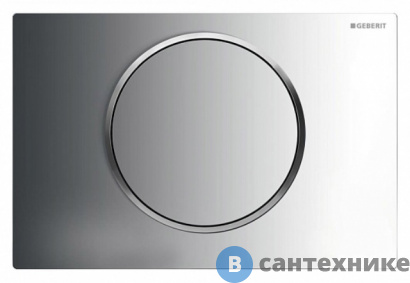 картинка Клавиша смыва Geberit SIGMA 10 115.758.KH.5 (хром гл/мат)