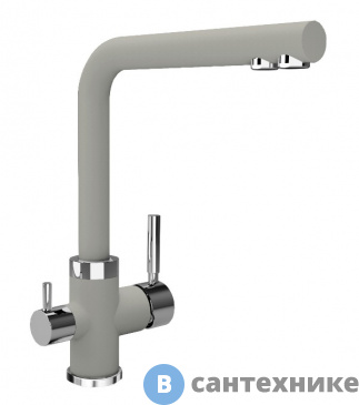 картинка Смеситель Flortek АРЕС FK грей (ARES FK, Grey) (334.19H.2123.305)