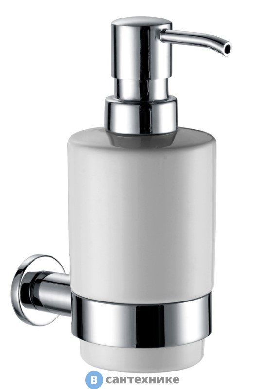 Дозатор AZARIO FORNY жидкого мыла керамический, хром (AZ-88312)