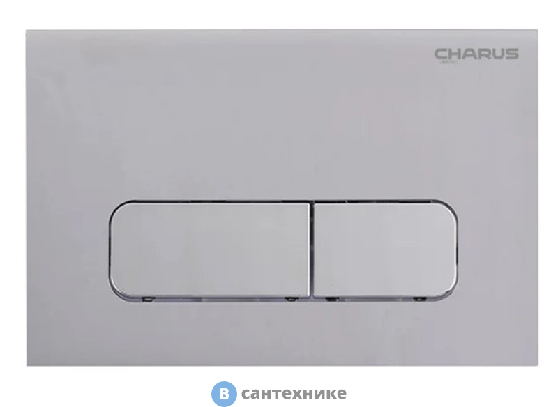 Смывная клавиша CHARUS Elegia, двойной смыв, хром, пластик (FP.320.21.01)