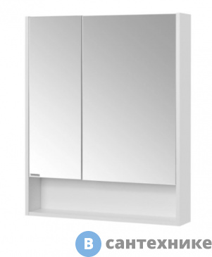 картинка Зеркальный шкаф Акватон Сканди 90 белый (1A252302SD010)