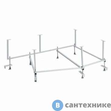 картинка Монтажный комплект к ванне акриловой асимметричной Santek Майорка XL 160х95, левосторонней и правосторонней (1WH112429)