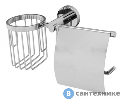 картинка Держатель туалетной бумаги WasserKRAFT Rhein K-6259 и освежителя металл, хромоникелевое покрытие