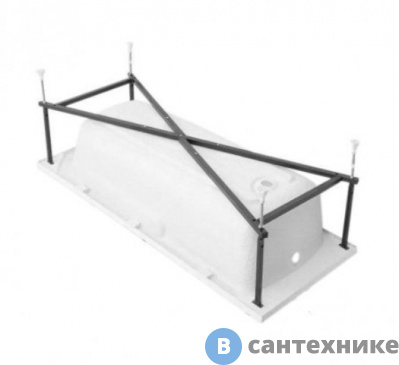 картинка Каркас сварной для ванны Aquanet WEST 130 (196059)