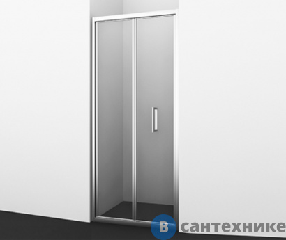 картинка Душевая дверь WasserKRAFT Weser 78F04, гармошка, универсальная