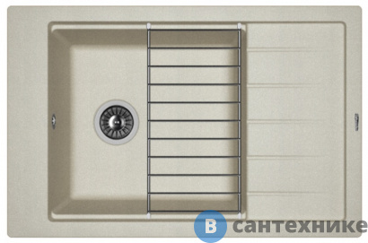 картинка Кухонная мойка FLORENTINA Липси 780P, грей FSm (20.275.D0780.305)