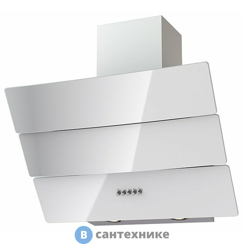 Вытяжка кухонная Krona INGA 600 white push button