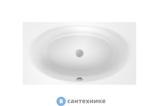 Ванна Bette Eve 180х100 с шумоизоляцией, с BetteGlasur ® Plus, белая (6042-000 PLUS)