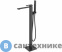 картинка Смеситель BelBagno LUCE LUC-FMT-NERO напольный для ванны, чёрный