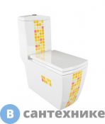 Унитаз с бачком Arcus 050 белый JGMSK моноблок (без сиденья)