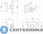 картинка Крючок AZARIO RINA двойной, хром (AZ-87005B)