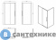 картинка Душевое ограждение ESBANO ESS-108PS-C хром, без поддона