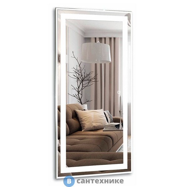 Зеркало AZARIO Лира 600*1200 сенсор. выкл. универсальное (ФР-00002160)