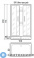 картинка Душевая кабина River QUADRO Б/К 100/80/24 МТ