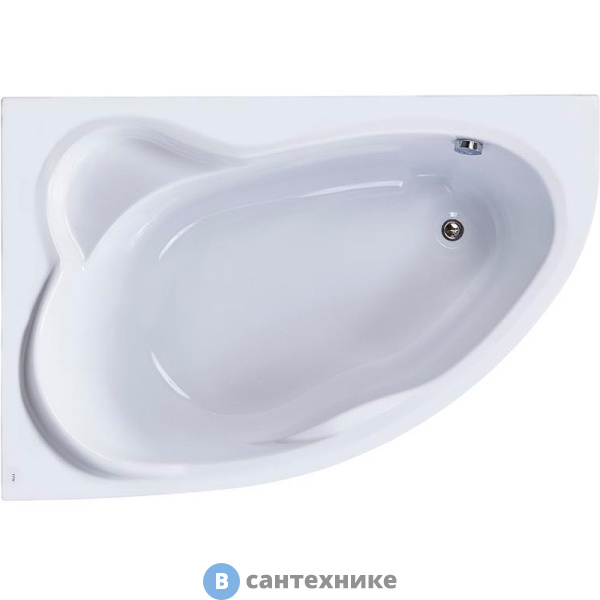 Акриловая ванна Roca LUNA 170x115 248640000 асимметричная, левая, без каркаса и сифона