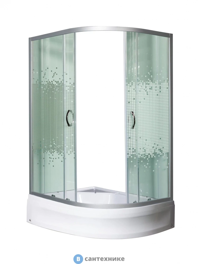 Душевое ограждение МОНОМАХ ДУ  90/70/180 МЗ L с поддоном
