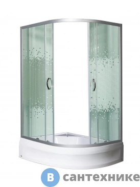 картинка Душевое ограждение МОНОМАХ ДУ  90/70/180 МЗ L с поддоном