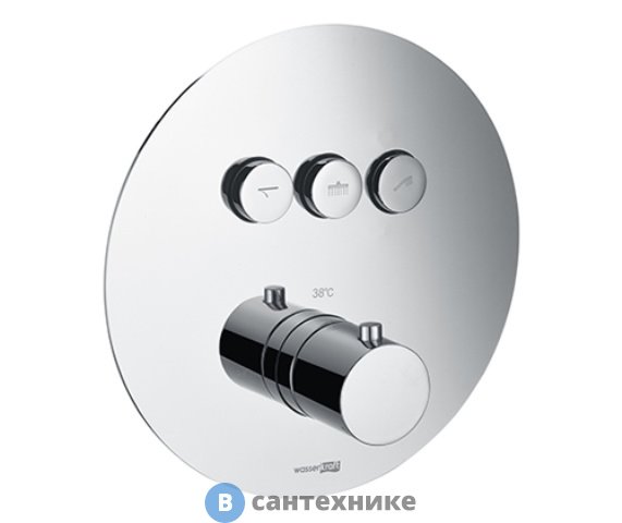 Смеситель WasserKRAFT Dinkel 5844 Thermo термостатический для ванны и душа