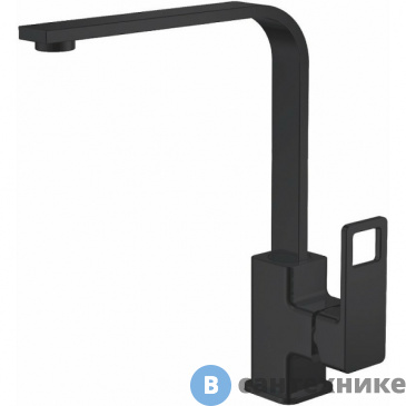 картинка Смеситель Haiba HB70615-7 для кухни, чёрный