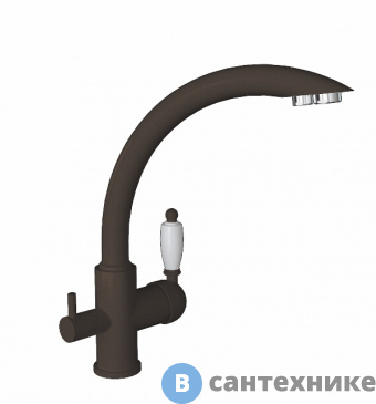 картинка Смеситель FLORENTINA ШАЛЕ FL мокко для кухни (333.25H.2113.303)