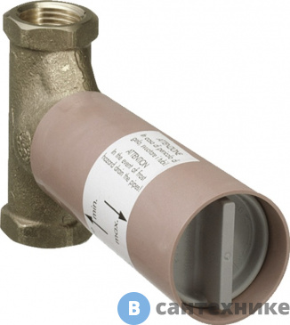 картинка Скрытая часть Hansgrohe 15970180 запорного вентиля