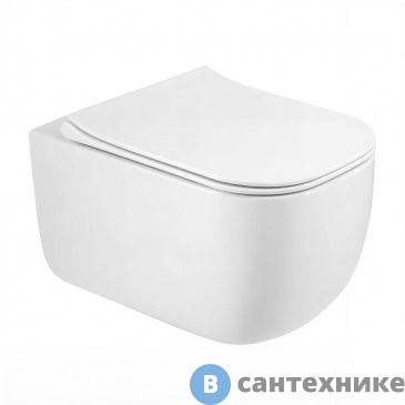 картинка Унитаз подвесной Art & MAX MONZA AM232CHR безободковый с креплением, без сиденья