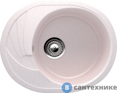 картинка Кухонная мойка Ulgran U-403-311 светло-розовый 570х465