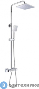 картинка Душевая стойка ROSE R3736 хром, термостат