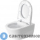 картинка Унитаз подвесной Duravit D-Neo 45770900A1 безободковый, с сиденьем